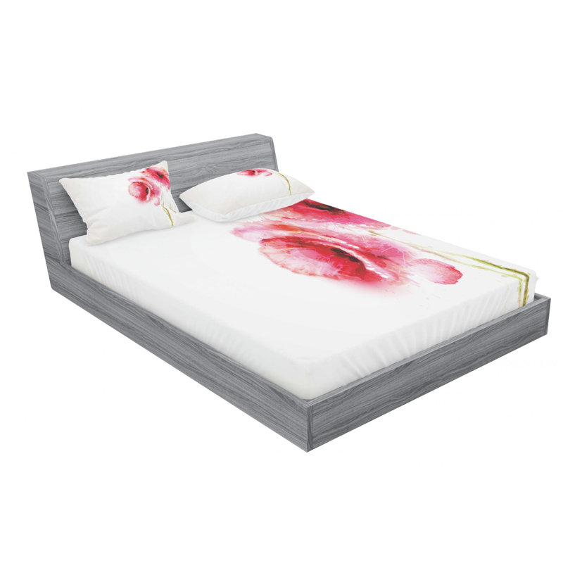 Ensemble de draps Spring Season, Ensemble de drap pour grand lit avec drap-housse