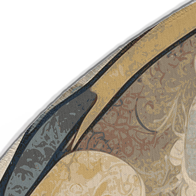 Tapis intérieur et extérieur Jazzy Swing, Rond 5 pi