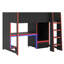 Lit mezzanine avec bureau intégré Gaming-1795035263