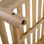 Structure de chaise longue en bois d'acacia, dossier inclinable extérieur réglable à 3 positions pour le patio près de la piscine
