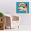 Toile épique Graffiti «Protéger le troupeau» par Pat Saunders-White, art mural 30 po x 26 po-1211953850