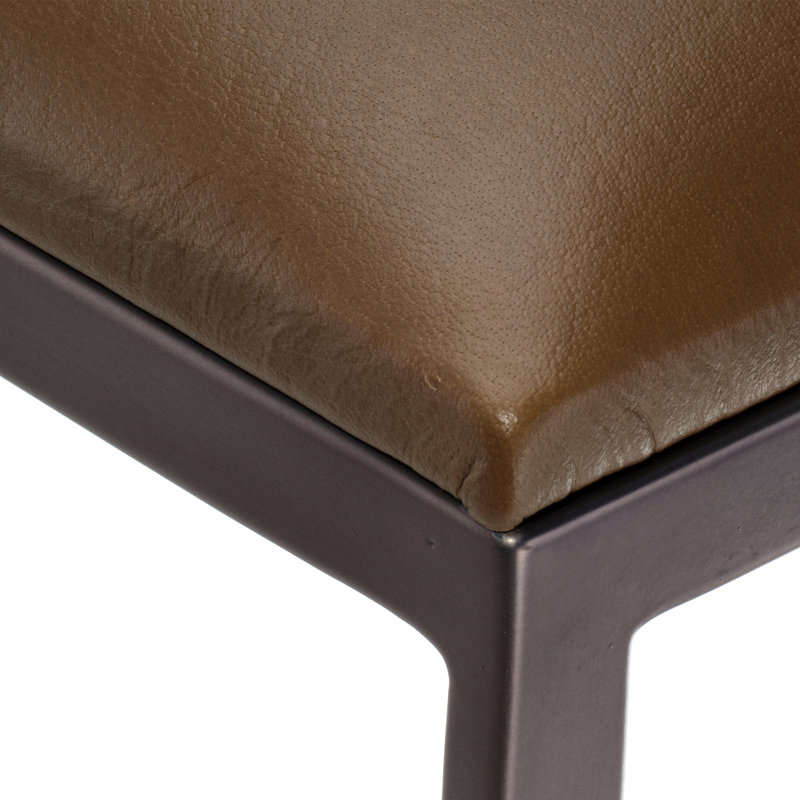 Bradbury Leather Bar Stool, Cream, Truffle