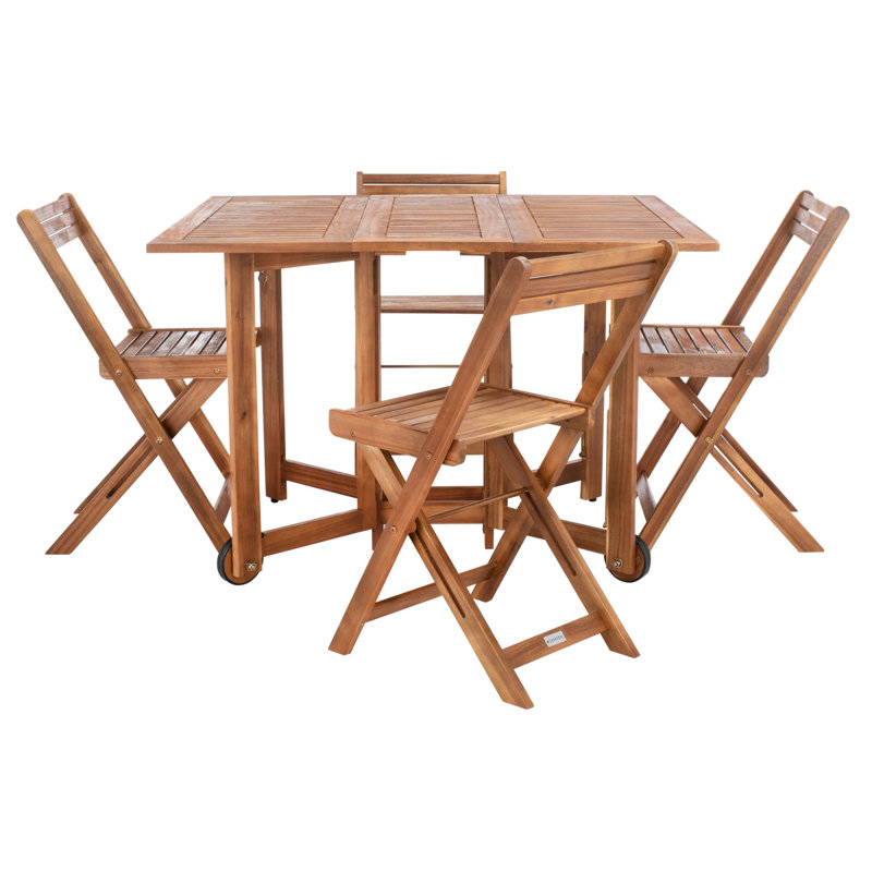 Outdoor Brytney 4 Seater Dining Set, Natural