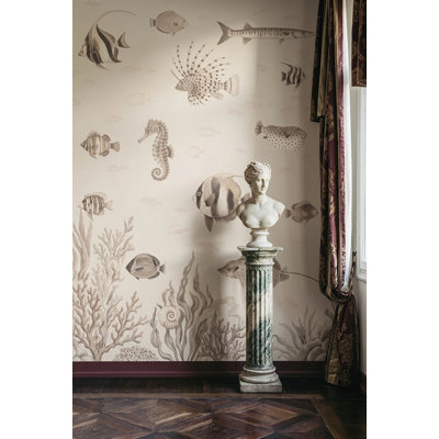 Papier peint marine Vie marine