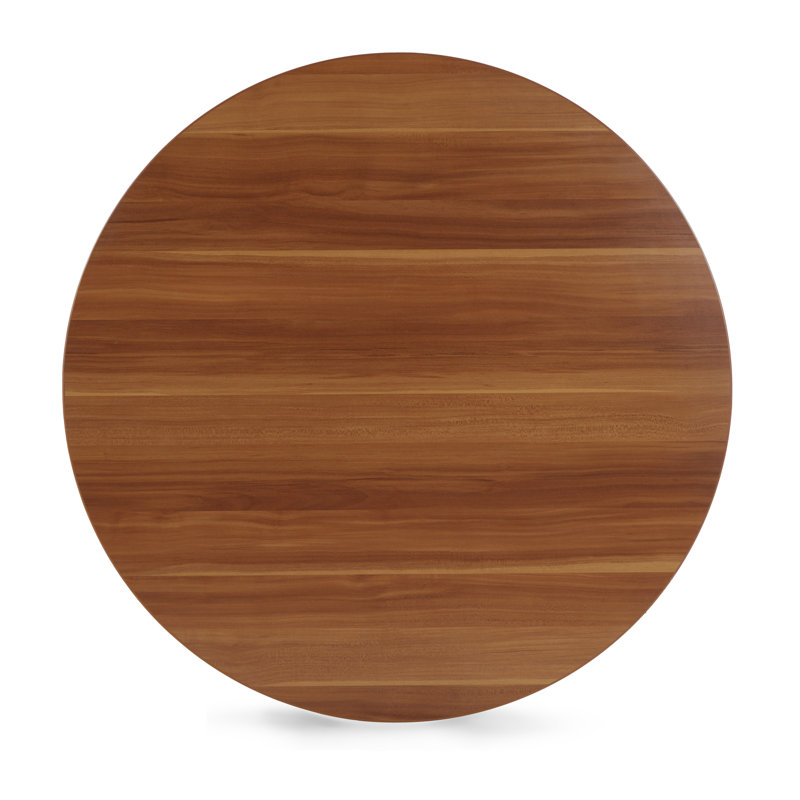 Stines Round Dining Table, Red Apple, 75cm H x 80cm L x 80cm W