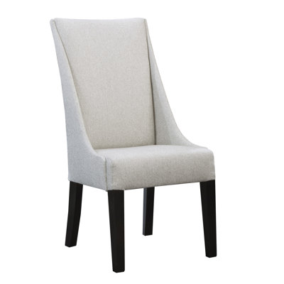 Chaise d'appoint Aula Tweed en gris clair
