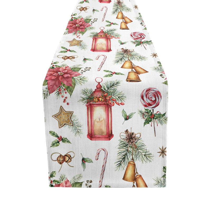 Chemin de table de Noël et des Fêtes, idéal pour la décoration festive