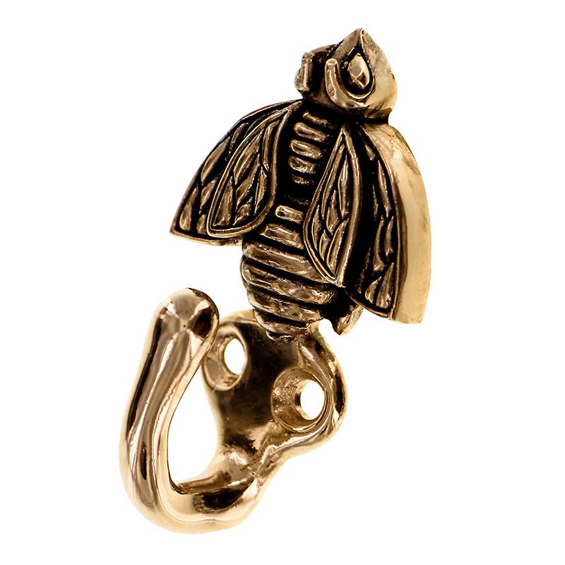 Pollino Wall Hook, Antique Gold