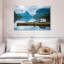 Caravane au bord du lac-1813981339