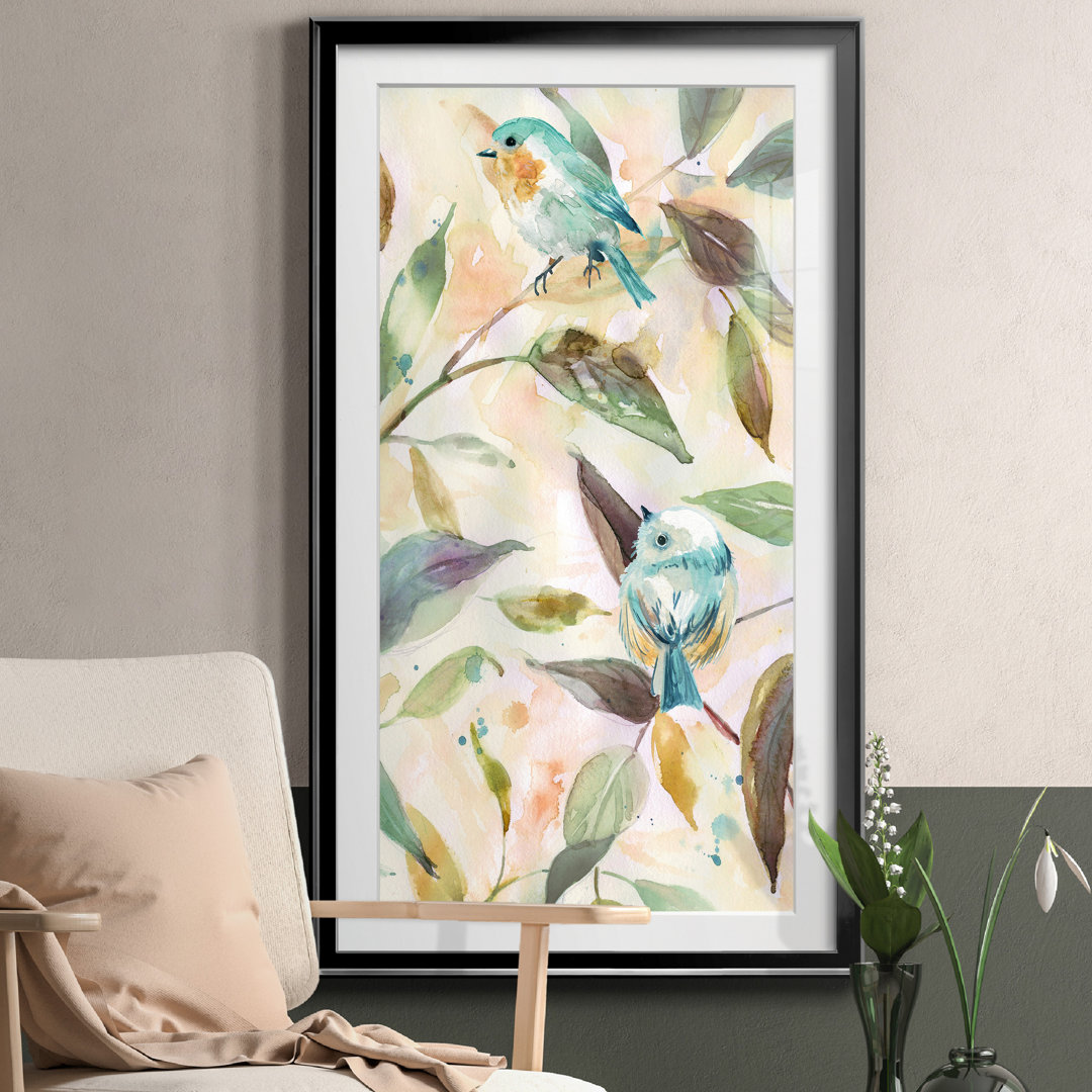 " Bird Sanctuary II " Painting Print Red Barrel Studio® Frame 