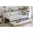 Wooden Daybed With Storage Shelves, Multi-Functional Bed With Two Storage Drawers And  Study Desk-629208858-629208857