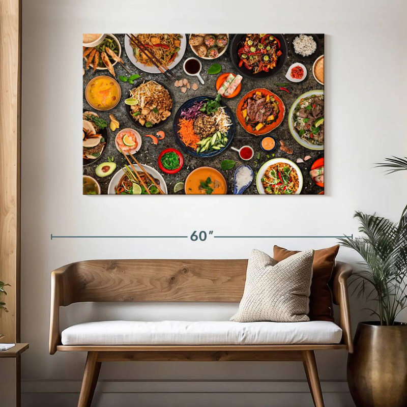 Yarlin Asian Cuisine, H 32 po x l 48 po