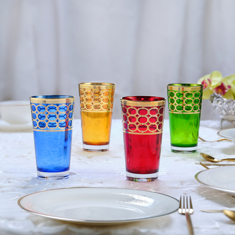 Ensemble de 4 balles Lorren Home Trends, Vert / Bleu / Rouge