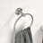 5 Wall Mount Towel Rack For Bathroom - Brushed Nickel, Aluminium, Modern Style, Corrosion, Versatile Use In Different Rooms, Easy To Install Mounted 5 Piece Appearance, Rust-, Multifunctional Various-175174168