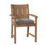 Croquet Teak Patio Dining Armchair with Cushions-1586602821-1586604521-1489010560