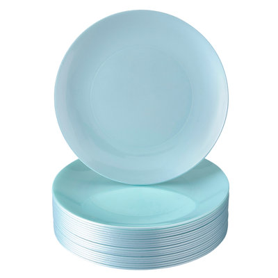 Assiette à dessert jetable en plastique épais