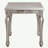 Platinum End Table With Turned Leg