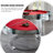 Premium Tempered-Glass Round Acrylic 6'Pool Table