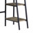 Rustic Oak With Black Finished Legs Writing Desk