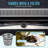 32 Inch Linear Shower Floor Drain, 304 Stainless Steel Bathroom Drains Kit, Rectangular Shower Trench Drain with Reversable Tile-in Pattern Drain Cover & Hair Catcher-88034205