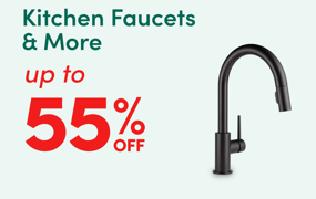 Kitchen Faucets & More on Sale
