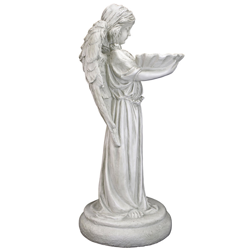 Tranquil Guardian Angel Statue