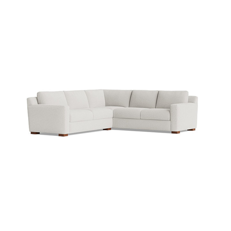 Catalina Sectional, Right Hand Facing, Performance Velvet - Ivy
