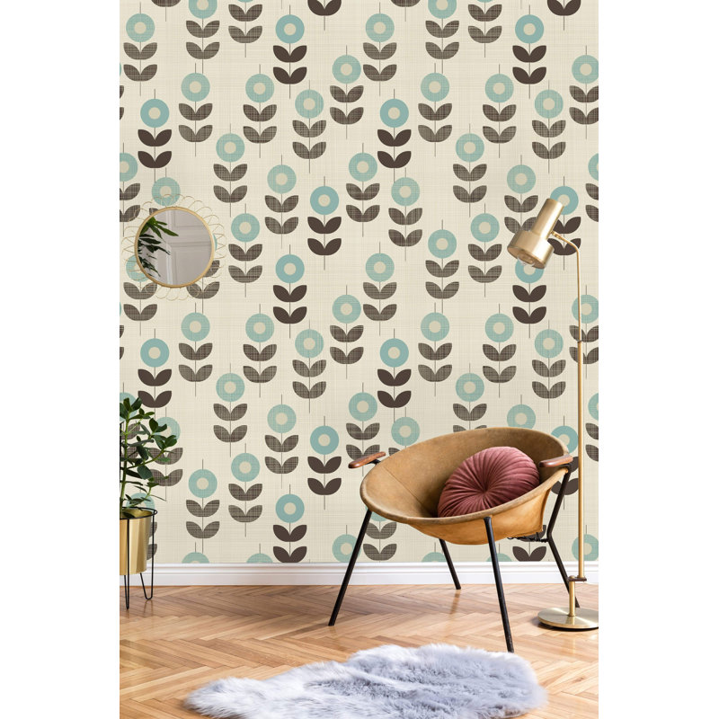 Rouleau de papier peint adhésif Hibbitts, L 10,42 pi x l 25 po