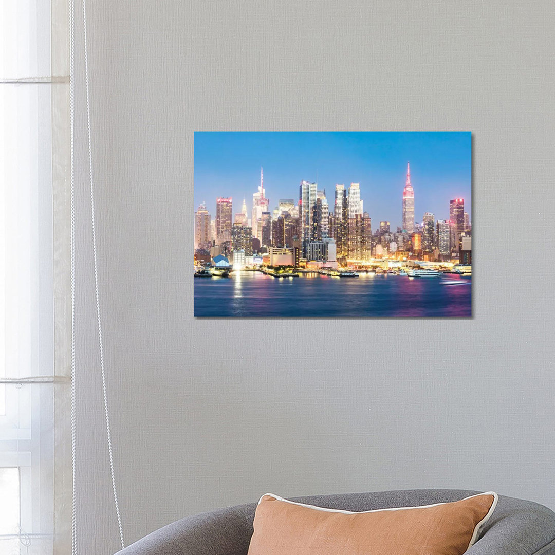 Midtown Manhattan Skyline, New York City by Matteo Colombo - Wrapped Canvas Print