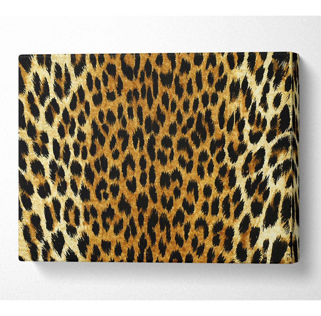 Leopardenfell - Kunstdrucke auf Leinwand - Wrapped Canvas