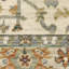 Tapis oriental en mélange de laine et de nylon tissé à la machine Oriental-158585152