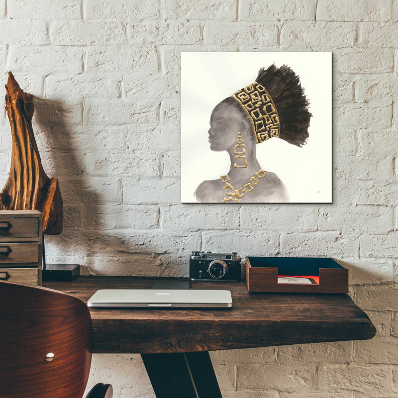 «Coiffure beauté II» par Chris Paschke, 24 po x 24 po, H 12 po x l 12 po x P 0,13 po