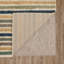 Tapis gris / bleu rayé Nathalia-124586824