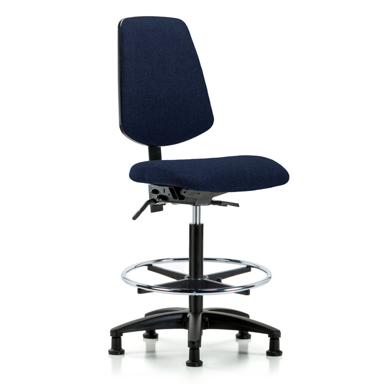 Task Chair, No, Navy, Glides