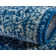 Tapis bleu marine Rizo Pat