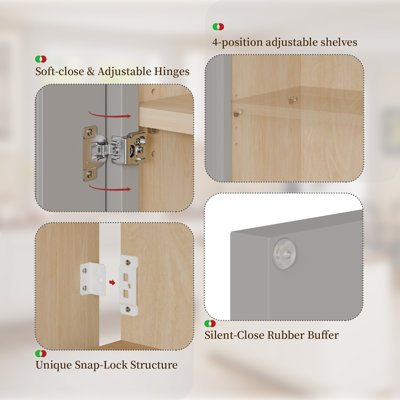 Meuble bas autoportant de style Shaker gris foncé mat de 38 cm (15 pouces), en bois massif, avec un tiroir et une porte à fermeture douce et silencieuse, et une étagère de rangement intérieure personnalisable.