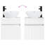 Single Bathroom Vanity with Ceramic Basin-258093914