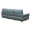 Nuvella 111" Top Grain Italian Leather Power Reclining Sofa 3 Seater Italian Leather Power Reclining Sofa