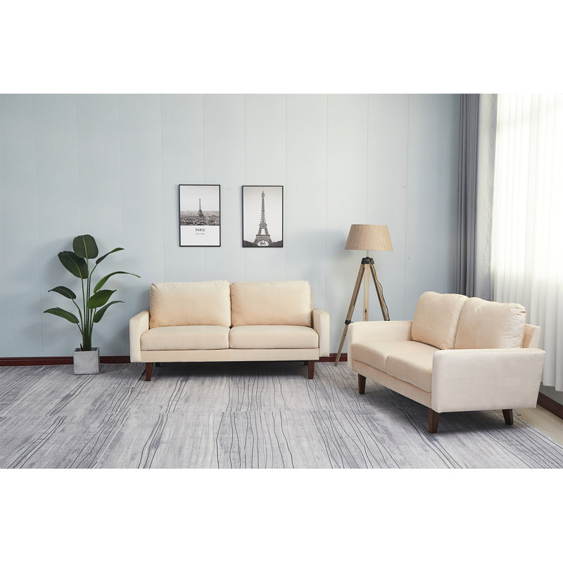 LOVESEAT-BEIGE