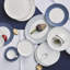 Gio Blue 11.1in Plate Blue Line