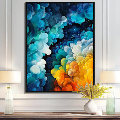 «Okajima Colorful Lyrical Abstraction Dream Fragments I», reproduction sur toile