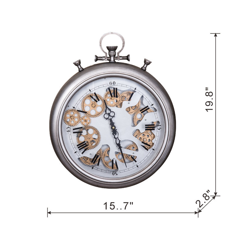 Metal Wall Clock
