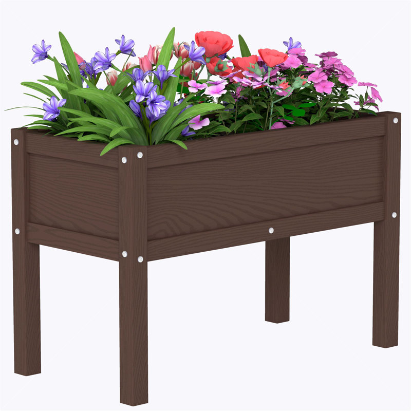 Elevated Planter Raised Garden Bed with Legs for Vegetables, Flowers, Herbs, Coffee
