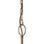 Delphine Wicker Chandelier in Dark Brown
