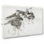 Ringes Plover Birds by Watanabe Seitei - Wrapped Canvas Print-55338901