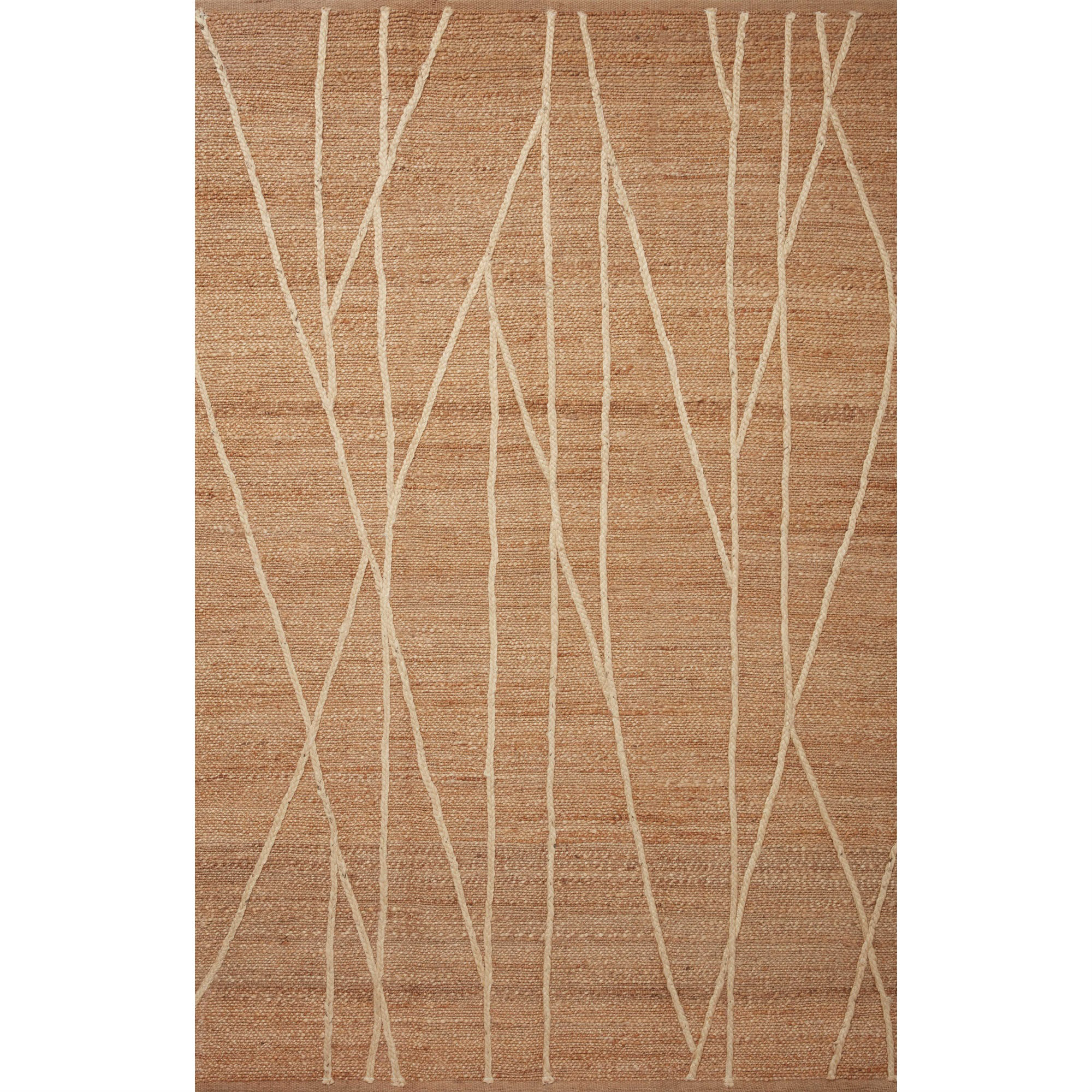 Albemarie Handmade Jute / Sisal Tan Rug, Rectangle 3'6" x 5'6"
