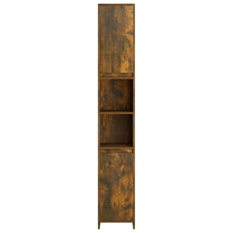 Beamond Freestanding Linen Cabinet, Light Brown