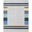 Wool Area Rug in Blue/Gray/White-75232928