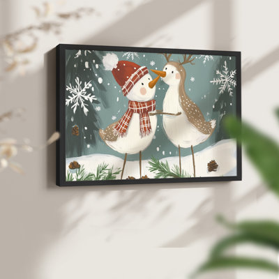 Chirstmas Art-DCLxxxvii - Reproduction encadrée - Restickable