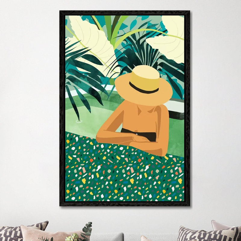 Chill - Print on Canvas, Black Framed, 152.5 cm H x 101.5 cm W